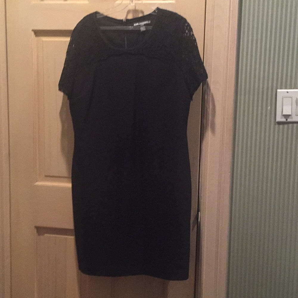 Black Karl Lagerfeld Evening dress size 14